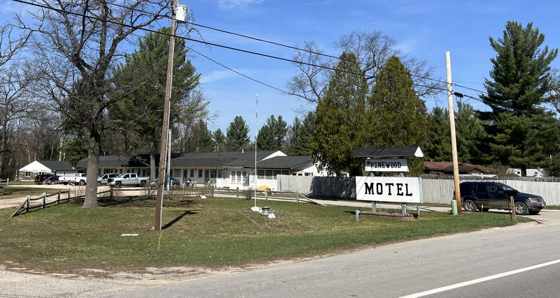 Pinewood Motel (Northwood Motel) - April 15 2023 Photo (newer photo)